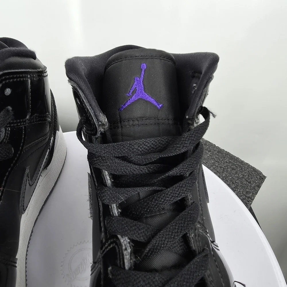 Nike Air Jordan 1 Mid SE GS Space Jam Black DV1337-004 Shoes 7Y W 8.5